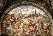 RAFFAELLO Sanzio The Battle of Ostia USA oil painting artist